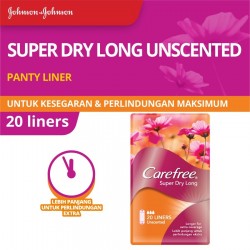 Carefree Super Dry Long Unscented Panty Liner...